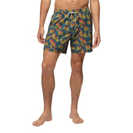 prAna Men's Metric E-Waist Short, Catalina Indo Disco
