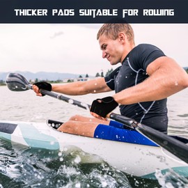 Flammi Women's Exercise Gloves Fitness Gym Workout Gloves Fundamental Training Gloves (Black-L)