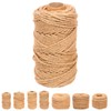 Swpeet 4mm x 328 Feet Jute Twine Braided Natural Jute