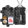 Wild Peak Prepare-1 Survival Tool Kit for Camping Gear, Hiking,