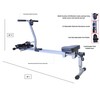 Fitness Rowing Machine X Series HD Foldable Rower for Home