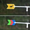 Non-Stop Spinning Wind Spinners Wind Direction Indicators Large Whirligig for