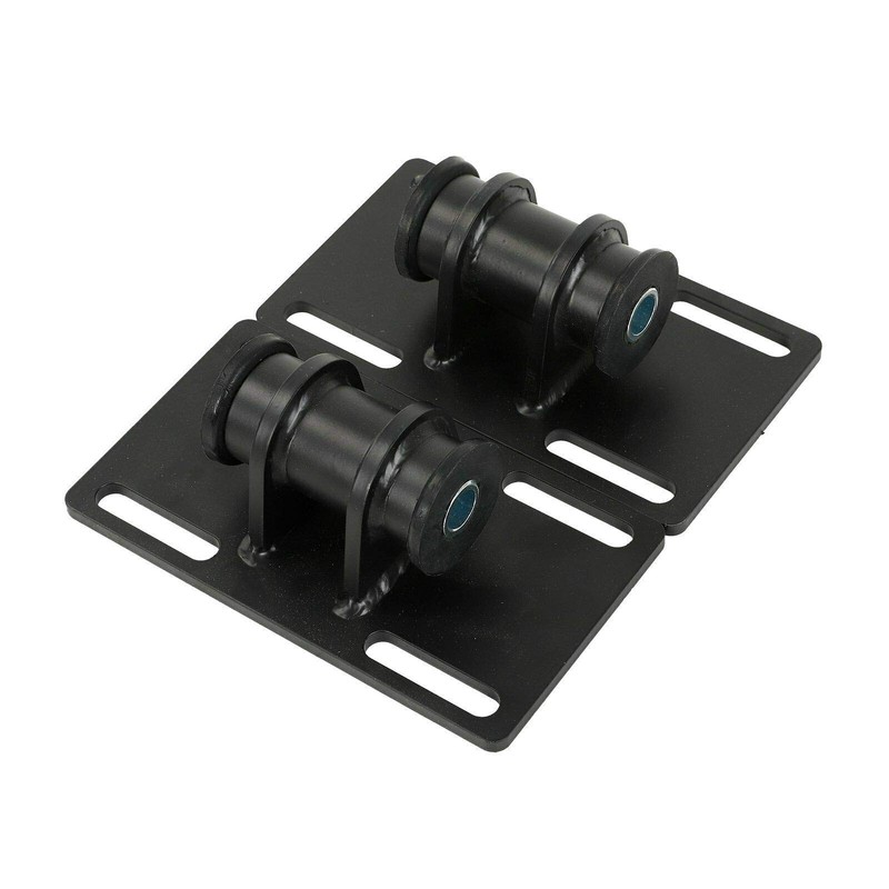 BLACKHORSE-RACING LS Swap Mounts Universal Adjustable Conversion Motor Mounts &