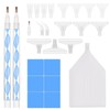 26pcs Diamond Point Drill Pen, Refillable Wax Pens Dotz Painting
