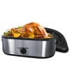 Complete Cuisine CC-R-1000-16QT 16-Quart Oval Roaster Oven with Self-Basting Lid,