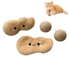 Meawland cat Toy Sisal Balls Peanut