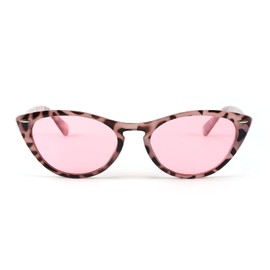 FEISEDY Retro Cat Eye Sunglasses Women Men Vintage Square Cateye UV400 Sunglasses B2617