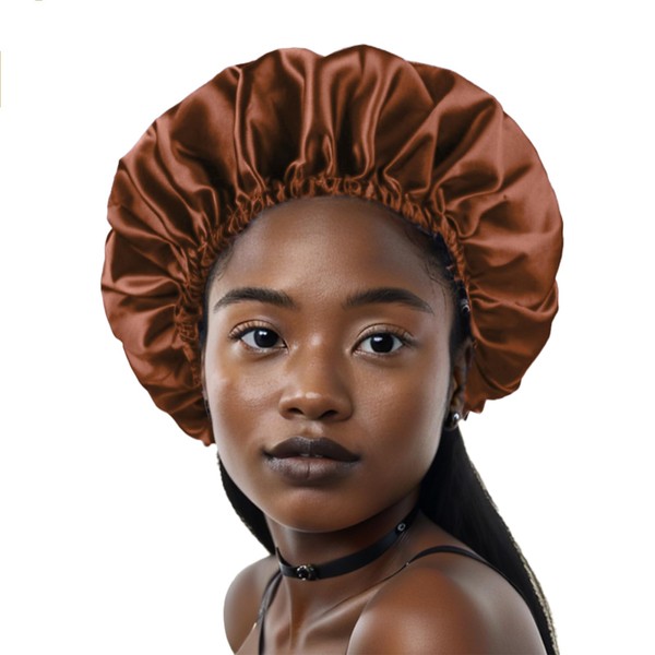 Big Silk Satin Bonnet for Sleeping, Hair Bonnet for Sleeping