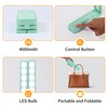 Bsdgeclogy Foldable and Adjustable LED Reading Lamp, Dual Head Portable