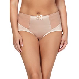 PARFAIT Charlotte Women's Full Figured Curvy High Waist Brief Vintage 6917-True Nude-2XL