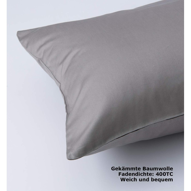 Pillowcase 40 x 80 cm, 400TC 100% Cotton, Super Soft