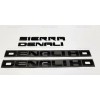 GMC 4PCS Set GLOSS Black GMC SIERRA DENALI HD Duramax