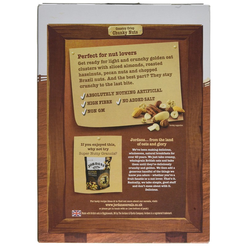 JORDANS CRISPY FOUR NUTS 500G