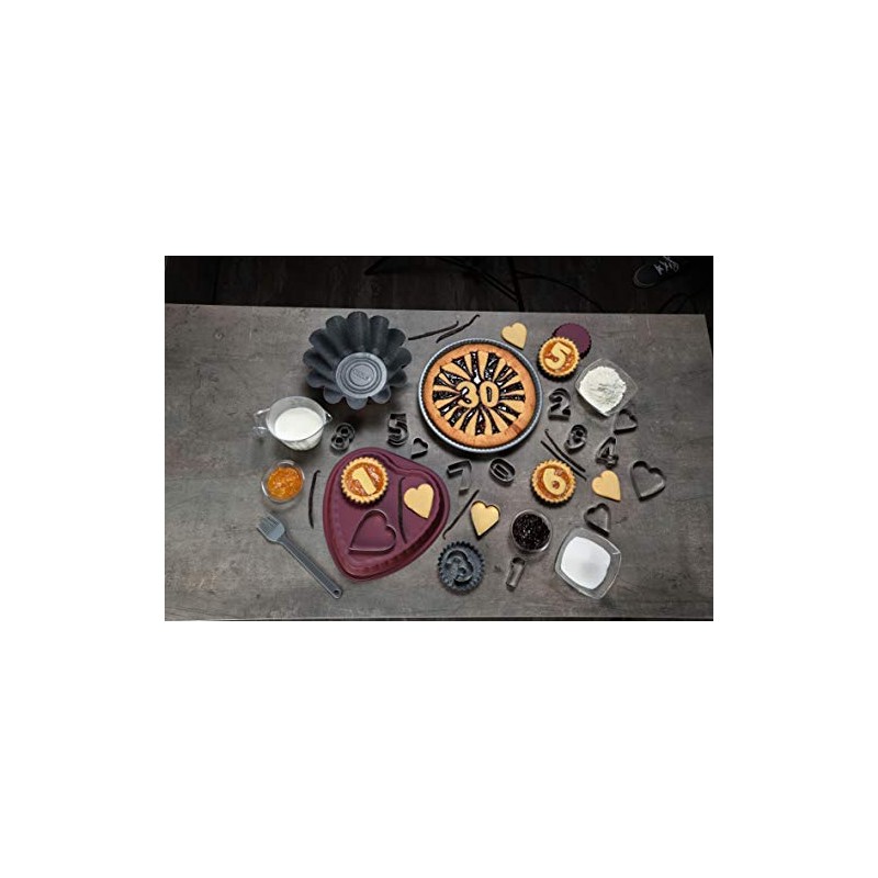 Tognana W444426GGBO Tortenform, Grau, Rot