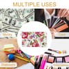 Soft Clutch Wallet, Women Handbag Canvas Zipper Makeup Bag Holder