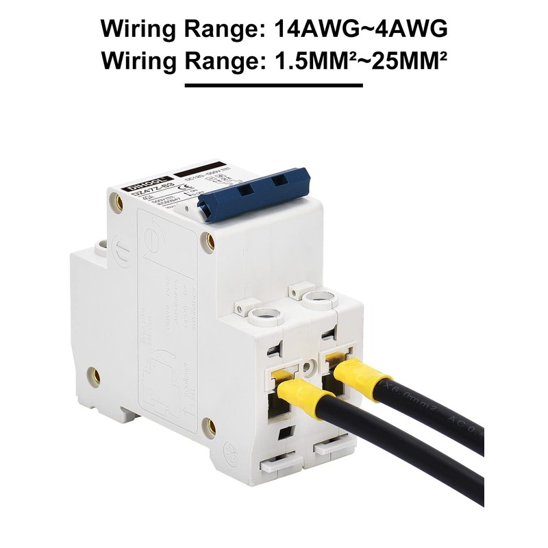 DIHOOL 2P 40 amp Solar DC Isolator Switch DC Miniature