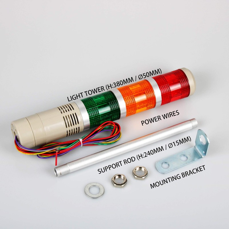 Luban Industrial Signal Tower, Column LED Alarm Tower Lamp Flash