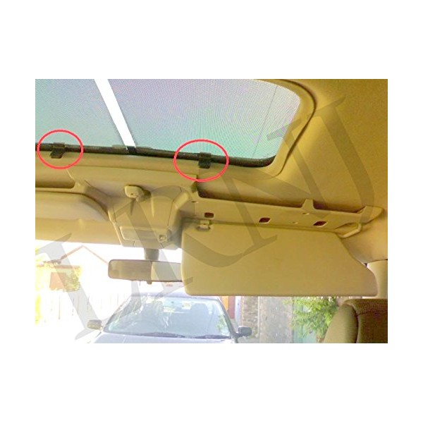 LRNJ RETRACTABLE SUNROOF SHADE CLIPS REPAIR KIT FIX COMPATIBLE WITH