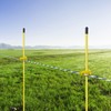 BEIYI 25 Pcs Yellow Rod Post Insulator, Electric Fence Insulators