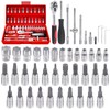 Cimeton 46Pcs 1/4 Inch Drive Socket Ratchet Wrench Set Includes