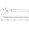 Single Open End Spanner, 15 mm