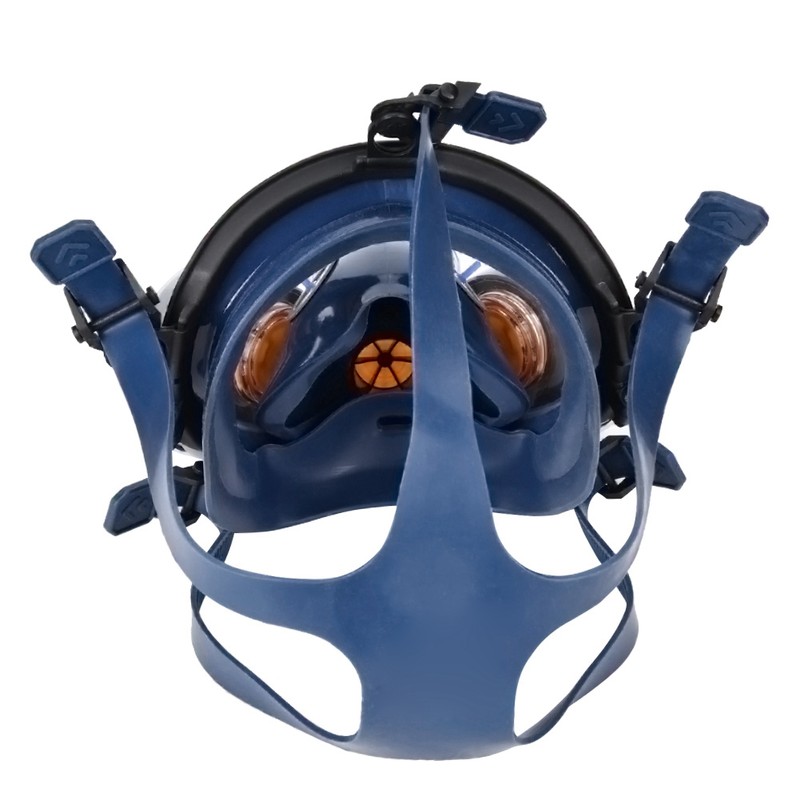 Silicone Full Face Gas Mask Respirator For Painting Spraying