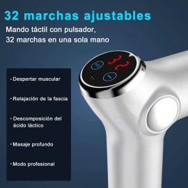 Pistola Masajeadoras Muscular Fascia Mini Eléctrica Portátil
