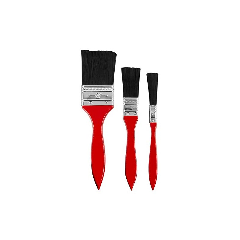 Performance Tool W232C Set of 3 Paint Brushes with Durable