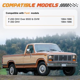 Vacuum Power Brake Booster Without Master Cylinder Compatible with Ford F-250 F-350 1984 1985 1986 Replace# E4TZ2005B 54-73355