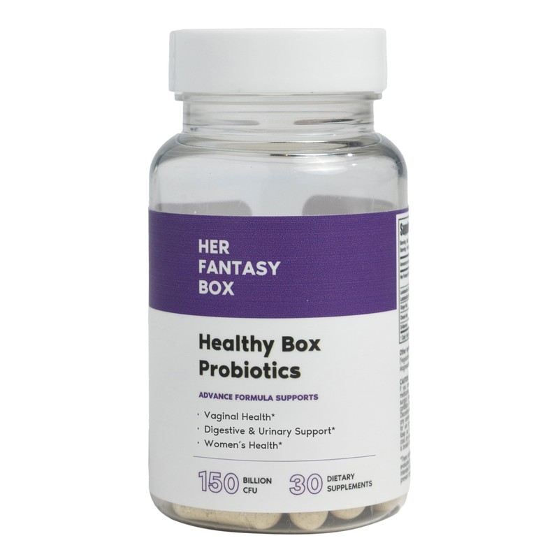 Her Fantasy Box Caja Saludable Probióticos Vaginales para Mujeres Prebióticos