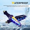 Qurbuns 4 PCS Motorcycle Turn Indicator Lights, Arrow Shape Flowing