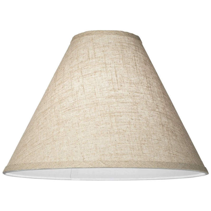 Fine Burlap Large Empire Lamp Shade 5" Top x 15"