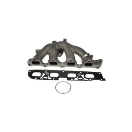 KarParts360 For GMC Terrain 2015 2016 2017 Exhaust Manifold | Made Of Ductile Iron | Metallic Gray | Rectangle-Shaped Port | With Gasket Or Seal | With Bolts | Replacement For 12656404, 12672285
