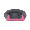 Cama para Perro con Forro acolchonado (Small, Rosa)