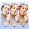Bluemega Maquillaje en Polvo Compactos Faciales,Pure