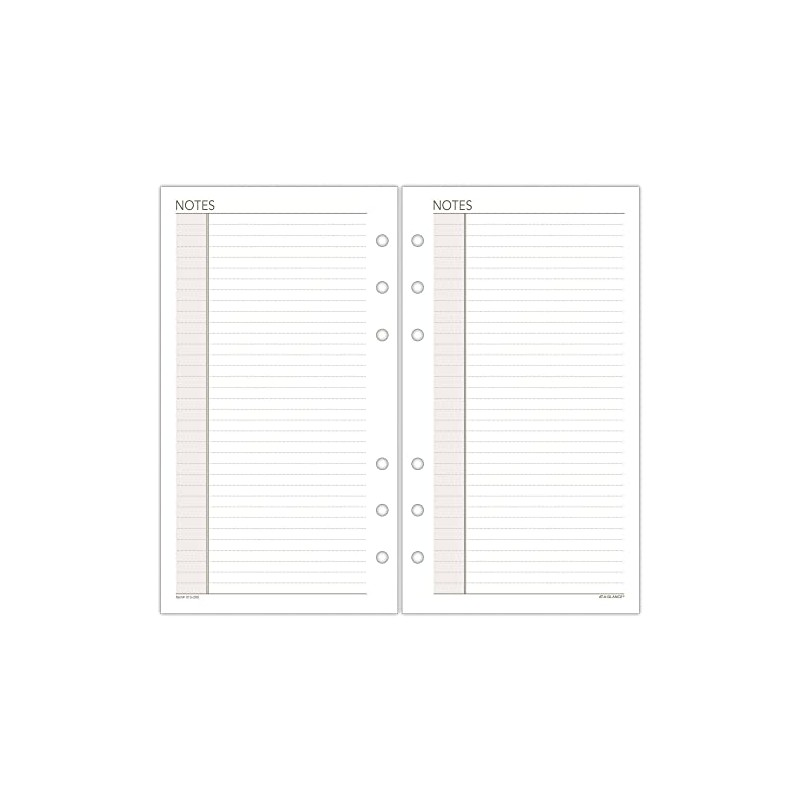 Day Runner Undated Planner Notes Refill, 3.75 x 6.75 Inches