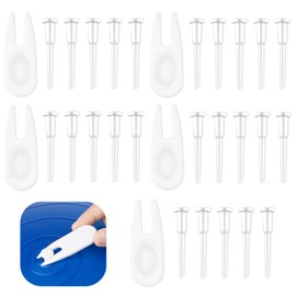 Luoyuanjia 30 PCS Yoga Ball Plug Professional Exercise Ball Plug Exercise Ball Plug Replacement kit Exercise Ball Air Stopper Plug Pin Adapter Kit for Fitness Exercise Ball Inflatable Bed Pool