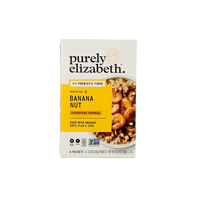 Purely Elizabeth Banana Nut Superfood Oat 9.12 OZ