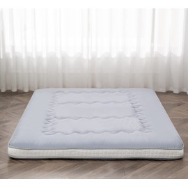 Dr.Futon Japanese Floor Futon Mattress Mat Extra Thick Folding Roll Up Bed for Guest,Lounger and Tavel