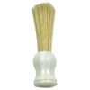 Golddachs Babier Shaving Brush 100% Plastic Pig Bristles White