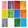 Lanyani（10 Sheets）Variety Stained Glass Sheets 4 x 6 inch Opal