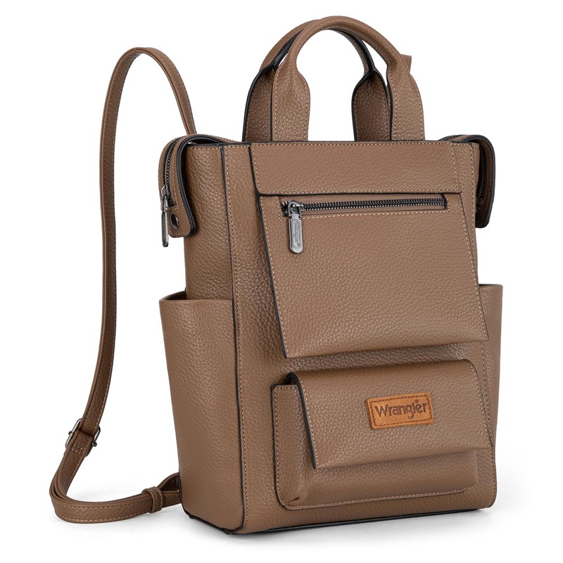 Wrangler Women Backpack Purse Convertible Backpack Vegan Leather Ladies Anti