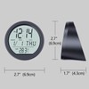 Timloon Car Dashboard Clock with Automatic Backlight at Night, Fahrenheit