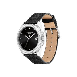 Coach Women's Greyson 14504112 Quartz Watch, Black, 36 mm Case Diameter