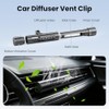 Refillable Car Air Freshener Vent Clips 2 Pack with Unscented