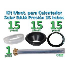 Kit / Barra Magnesio, Empaques Y Conos Para Solar De 15tubos