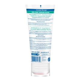 Dermal Therapy - Heel Care Cream, Foot Cream for Dry Cracked Heels, Intense Foot Moisturizer with Urea and AHA, Foot Lotion and Feet Exfoliator with Non-Greasy Formula, 3 o.z.