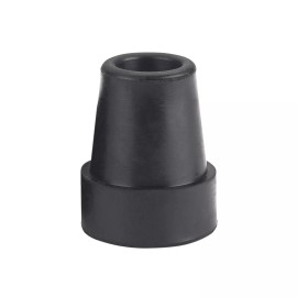 Drive Medical RTL10322BK Cane Tips Mobility 3/4 Inches Diameter One Pair - Black