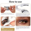 Magnetic Eyelashes with Applicator, No Glue Needed Reusable Magnetic Lashes,