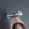 PHOS Design Elegant Wall Hook Made of Matt Stainless Steel,
